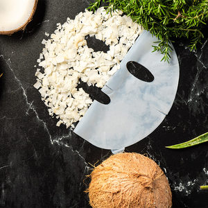 Masque premium à la noix de coco brute - Masque en feuille de biocellulose naturelle pour les soins de la peau - Product Image 5