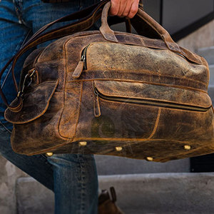 Bolsa de Viaje de Cuero para Uso Personal, Bolsa de Viaje para Vacaciones y Actividades Diarias, Más Vendida - Product Image 3
