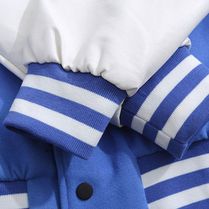 Hot Selling Custom Cool Style <b>Fleece</b> Winter Lettermen <b>Jackets</b> Baseball Lettermen <b>Jackets</b> For Men - Product Image 4