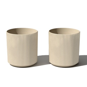 Meilleures ventes : Jardinière moderne en fer galvanisé naturel, à nervures, pour décoration extérieure, pot de fleurs pour jardin - Product Image 4