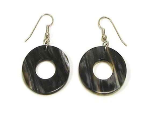 Boucles d'oreilles pendantes en corne de buffle naturelle, faites à la main, modernes, écologiques, de luxe, mode indienne, artisanat naturel - Product Image 3