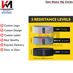 Bande de Résistance Circulaire pour Hanches Hommes Femmes Entraînement d'Activation des Fessiers Fournisseur OEM - Product Image 3
