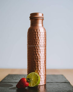Premium Seamless Hammered Copper Water <b>Bottle</b> 34oz Eco Friendly Drinkware OEM ODM Supplier - Product Image 5