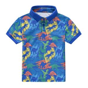 Polo personnalisé pour garçon en bas âge, grande taille, manches courtes, col uni, 85% coton, écologique, séchage rapide, respirant, décontracté, été - Product Image 3