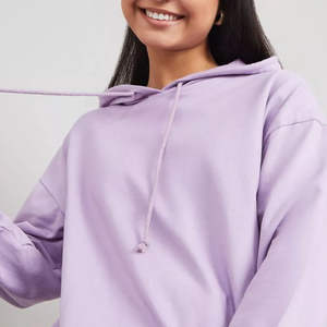 Sudadera con Capucha Extra Grande para Mujer, Sudadera de Invierno con Hombros Caídos, Mangas Largas, Algodón - Product Image 3