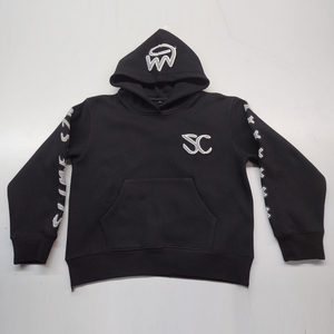 Sudadera con Capucha para Hombre, Estilo Urbano, Personalizada, de Felpa Francesa, con Estampado, Lavado Ácido, Desgastada, Talla Grande, Casual, Venta al Por Mayor - Product Image 1