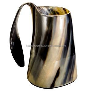 Custom Logo Design Drinking Mugs Natural Theme <b>Drinkware</b> Viking Horn Mugs Drinking Indoor Decor Unique Material Drinking Mug - Product Image 3