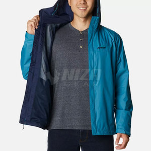 Nouvelle Tendance NIZA GEAR – Veste Coupe-Vent Imperméable Décontractée pour Homme, Col Montant, Logo Frontal, Respirante et Écologique - Product Image 2