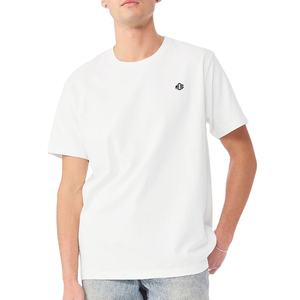 Camiseta Unisex Blanca 100% Algodón Jersey Cuello Redondo Manga Corta Estilo Hip Hop Estampado Ajuste Regular con Opción de Marca Privada - Product Image 1