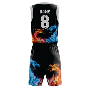 Uniforme de Baloncesto Personalizable con Diseño a Medida, Jersey Deportivo Transpirable y Pantalones Cortos Deportivos - Product Image 3