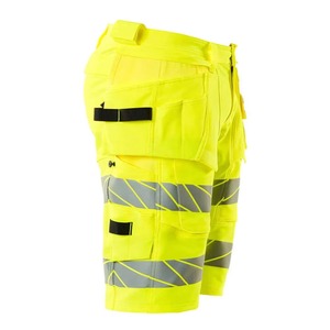 กางเกงขาสั้นสะท้อนแสง 3M สำหรับผู้ชาย ผ้าฝ้าย 100% พิมพ์โลโก้ตามสั่ง ระบายอากาศได้ดี เป็นมิตรกับสิ่งแวดล้อม เหมาะสำหรับงานช่าง - Product Image 2