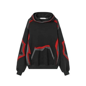 Sweat-shirt à capuche pour hommes, vente en gros, couleur unie, décontracté, respirant, avec logo personnalisé - Product Image 4