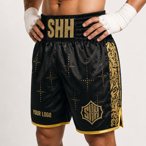Professional MMA Fight Shorts <b>Men</b> Athletic Training Shorts Polyester Spandex Quick Dry MMA <b>Trunks</b> for Boxing Wrestling Gym - Product Image 2