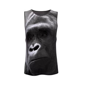 Débardeurs personnalisés pour hommes en coton et fibre de bambou, col en V, motif uni, impression par sublimation, méthode de tissage tricoté à la main - Product Image 3