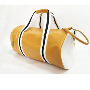 Bolsa Deportiva Unisex de Poliéster de Color Sólido, Negra y Naranja, con Cierre de Cremallera, Asa Suave, Estilo Casual, Correa Ajustable, 40-55L - Product Image 2