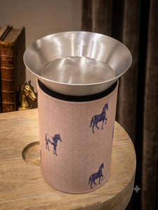 Arabic Wooden Bakhoor Burner Fabric Horse Design Metal Bowl <b>Incense</b> <b>Holder</b> Arabic Mabkhara Ramadan Eid Gift Home Fragrance Decor - Product Image 5