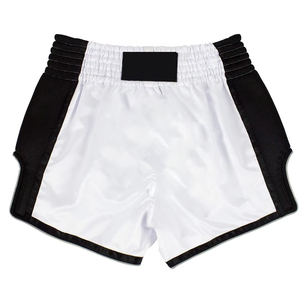 Custom Muay Thai MMA Boxing <b>Shorts</b> 100% Cotton Solid Casual Lace <b>Compression</b> - Product Image 2