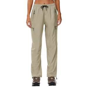 Women's Lightweight Summer 2025 Jogger Hiking <b>Pants</b> Quick Dry Casual Outdoor Sport Trousers with Zipper Pockets ODM Supply - Product Image 1