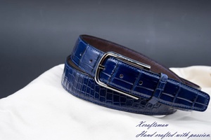 Cinturón de Cuero Genuino de 1.5 Pulgadas con Logotipo Personalizado, Correa con Hebilla de Bloqueo Automático, Producto Personalizable - Product Image 6