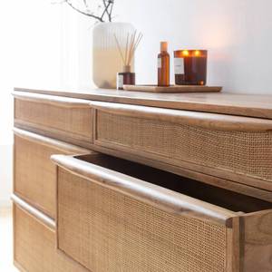 Commode Vandana Ultra Arion en bois de manguier et cannage - Product Image 2