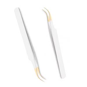 ชุดแหนบต่อขนตา Morje Surgical Precision สแตนเลสสตีล ปลายเรียบ ขนาด 10 มม. จับถนัดมือ เหมาะสำหรับต่อขนตา - Product Image 5