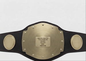 Ceinture Champion Unisexe Durable Épaisseur 2cm Taille Haute Alliage de Zinc Longueur 2,2m Doublure en Nylon Droite Emballage Personnalisé Équipement - Product Image 3