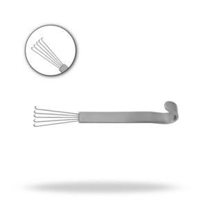 เครื่องมือผ่าตัดกระดูกสันหลัง Anderson Bear Claw Retractor ขนาด 12 ซม. สำหรับการดึงเนื้อเยื่อ - Product Image 1