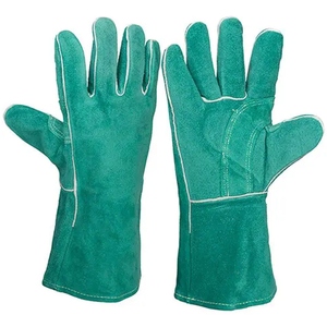 Gants de soudage en cuir de vachette pleine fleur très résistants, les plus populaires, ignifuges, résistants à l'abrasion, gants de sécurité durables - Product Image 1