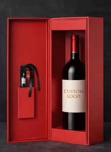 Wine Paper <b>Boxes</b> Designed With <b>Strong</b> Structure And Secure Fit Ideal For Packaging Wine Bottles And Elegant Gift Presentation - Product Image 3