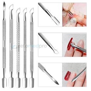 Empujador de Cutículas de Lujo de Acero Inoxidable, Herramienta Avanzada para el Cuidado de las Uñas, Removedor de Cutículas, Herramienta de Calidad Profesional - Product Image 4