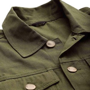 Veste en jean personnalisée pour homme, mode streetwear, fabricant OEM ODM, broderie de logo personnalisée, impression, fournisseur direct d'usine - Product Image 4