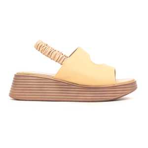 Sandalias formal de tacón beige - Product Image 3