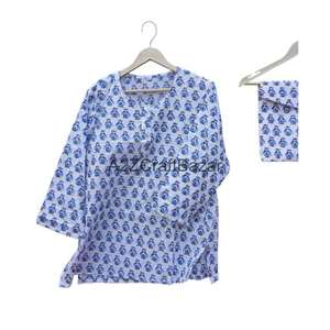 Nouvel ensemble imprimé pour femme : T-shirt à col rond et short, ensemble pyjama ample à motifs floraux - Product Image 2