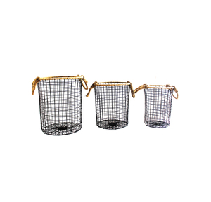 Elegant Round Metal <b>Wire</b> <b>Basket</b> for Customized Kitchen <b>Storage</b> Pantry Organization and Countertop Display Solution - Product Image 6