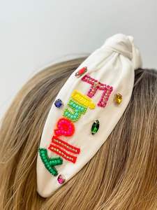 Diadema de cuentas hecha a mano, elegante accesorio para el cabello para mujeres a precio económico. - Product Image 6