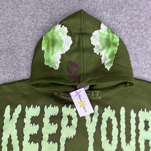 New Arrived Best Price Durable Quality Zipper Distressed Hoodie <b>Rhinestone</b> Zip up <b>Jacket</b> Acid Wash Men Fleece Streetwear Hoodie - Product Image 2