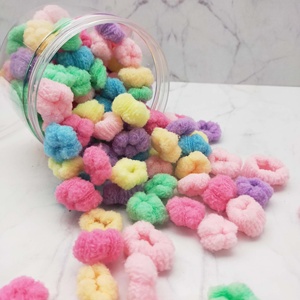 Coletero Elástico Simple para Niñas, Color Sólido, Duradero, en Caja, Lindo y Dulce, para Cola de Caballo o Trenza Pequeña - Product Image 3