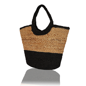 2026 Trending Eco-friendly Bohemian Style Natural Jute Beach Tote <b>Bag</b> Customizable Size Letter Embroidery DIY <b>Initial</b> Design - Product Image 2