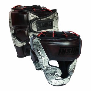 Protège-tête de boxe professionnel en cuir véritable, nouvelle conception, pour sparring et double sport, anti-humidité, antidérapant, protection intégrale du visage pour l'entraînement - Product Image 1