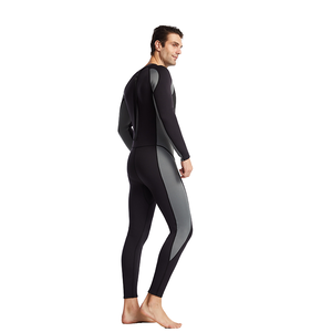 Men's Full Body Scuba Diving Suit 3mm Neoprene <b>Wetsuit</b> Back Zip Knee Length for Swimming & Surfing - Product Image 5