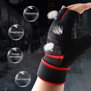 Top Quality Leather <b>Weight</b> Lifting <b>Gloves</b> for Workout <b>Training</b> Gym Fitness <b>Gloves</b> for sale - Product Image 2