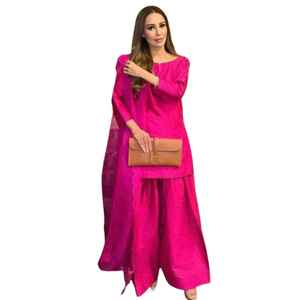Vestidos Casuales de Primera Calidad, Estilo Vintage, Nuevo Conjunto de Shalwar Kameez Farshi, Transpirable y Ecológico, Kurti-Bottom Dupatta - Product Image 1