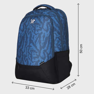 Mochila para Portátil Arctic Fox Masai en Denim Oscuro con Puerto USB, Cierre de Cremallera de Nailon Oxford, Moderna para Viajes de Negocios - Product Image 6