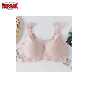 Berrak-Bralette de algodón sin aros para mujer, ropa interior Sexy, suave, sin aros, Push Up, seda de hielo, Se - Product Image 3
