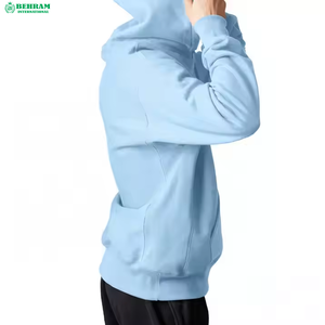 Sudaderas con Capucha de Felpa sin Cordones de Alta Calidad al por Mayor, de Mezcla de Poliéster/Algodón, Tallas Grandes, Bordadas, de Gran Gramaje - Product Image 3