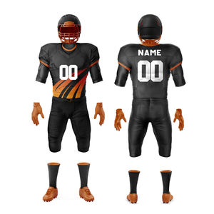 Conjunto de Uniforme de Fútbol Americano Personalizado de Manga Corta, Diseño 2026, Transpirable, Unisex, para Equipos - Product Image 1