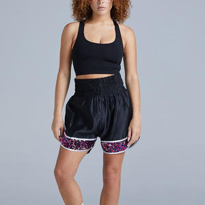 กางเกงมวยไทย 2026 รุ่นใหม่ สปอร์ต 100% โพลีเอสเตอร์ เอวกลาง คุณภาพสูง สำหรับผู้ชาย ราคาขายส่ง รับสกรีนโลโก้ - Product Image 3