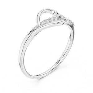 Anillo de Oro Rosa de 14K con Diamante Cultivado en Laboratorio, Corte Redondo, para Mujer |   Ropa de Novia |   Diamante Cultivado Nuevo - Product Image 3