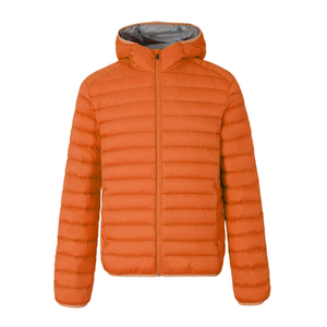 Light Padded Knitted Canvas Winter Jacket Single Button Closure Casual Waterproof Windproof <b>Feather</b> <b>Down</b> Jackets for Kids Front - Product Image 3