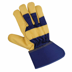 Economic High Performance Sheep Grain Leather Workwear Driver Gloves Adjustable <b>Wristlet</b> Industrial Garden Use Heat Resistant - Product Image 3